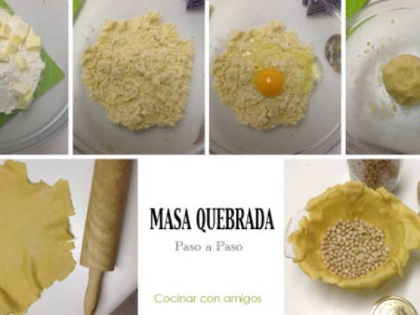 Quiche de berenjena y queso de cabra - Preparación paso 1