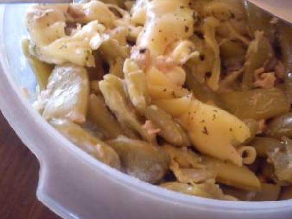 judias con queso receta de tupper - Preparación paso 1