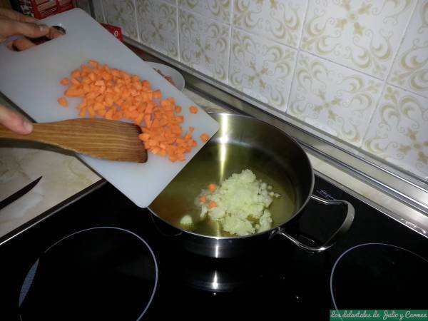 Pastel de carne al toque de parmesano - Preparación paso 1