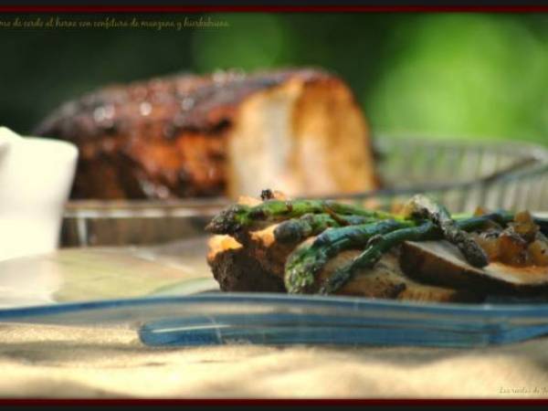 Lomo al horno con confitura de manzana - Preparación paso 4