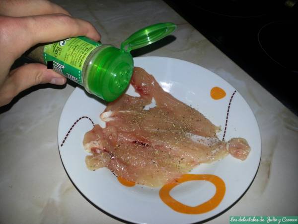 Ensalada Cesar a la forma de Julio y Carmen - Preparación paso 3