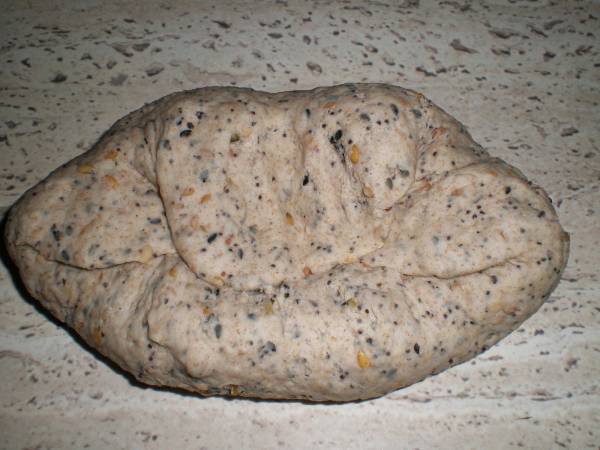 Pan de cereales y semillas, en panificadora - Preparación paso 5