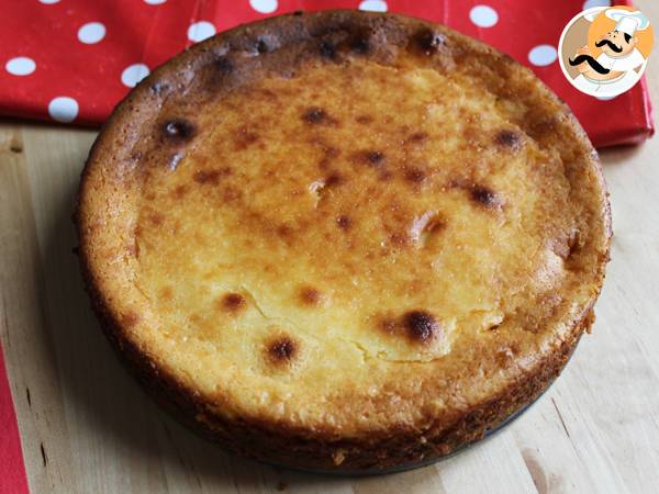 Cheesecake con fresas y frambuesas - Preparación paso 5
