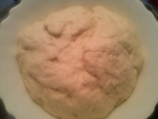 Pizza de jamon serrano y beicon thermomix - Preparación paso 2