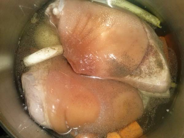 Codillo al estilo aleman - Preparación paso 1