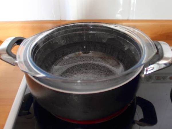 Brazo de gitano con mermelada - Preparación paso 1