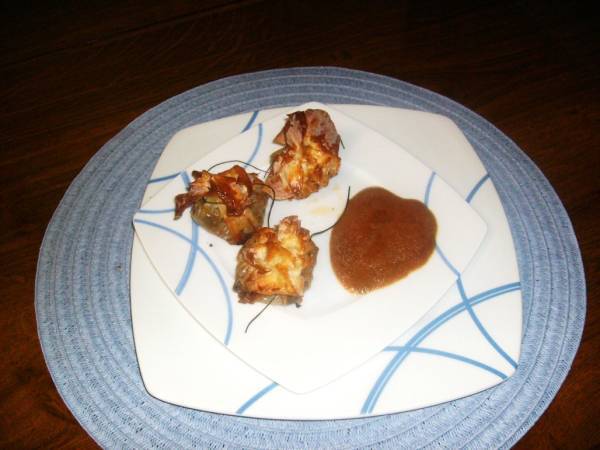 Saquitos de rabo de toro - Preparación paso 1