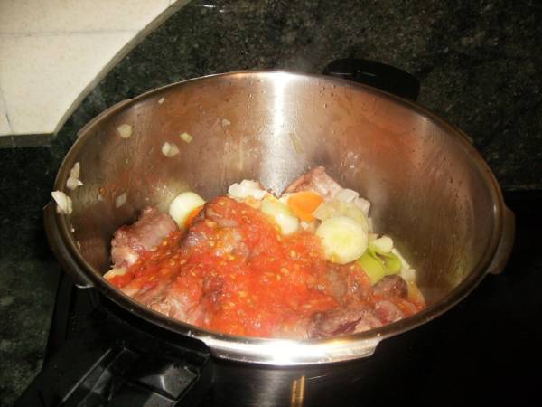 Saquitos de rabo de toro - Preparación paso 3