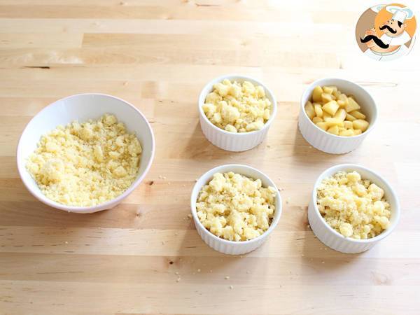 Crumble de manzana - Preparación paso 5