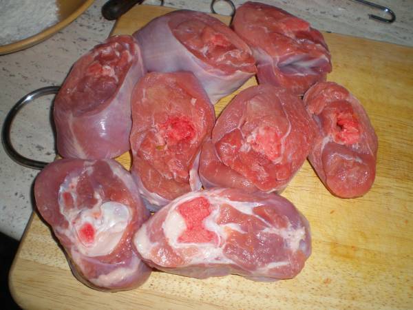 OSSOBUCO DE PAVO A LA MILANESA - Preparación paso 2