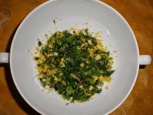 OSSOBUCO DE PAVO A LA MILANESA - Preparación paso 4