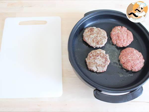 Burger, Hamburguesa de ternera - Preparación paso 3
