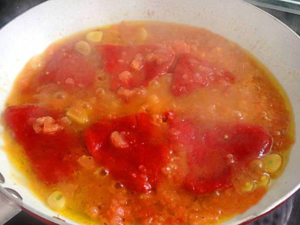 Solomillo ibérico con piquillos - Preparación paso 3