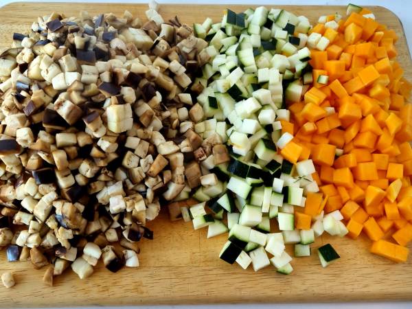 Lasaña de verduras - Preparación paso 7