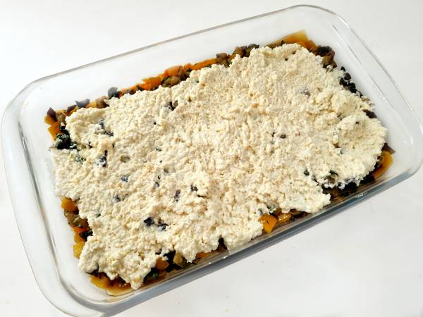 Lasaña de verduras - Preparación paso 16