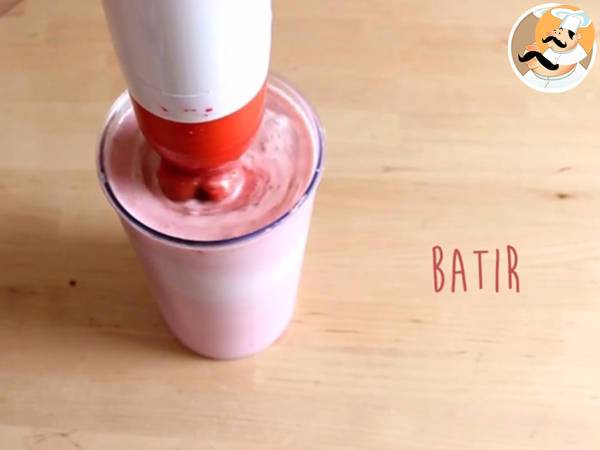 Smoothie de Fresas y Cerezas - Preparación paso 5
