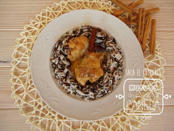 Muslos de pollo a la canela - Preparación paso 1