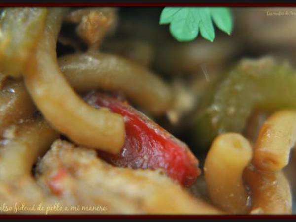 Falso fideuá de pollo a mi manera - Preparación paso 3