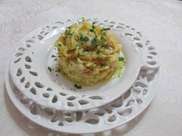 BACALAO DORADO (BACALAO A LA PORTUGUESA) - Preparación paso 7