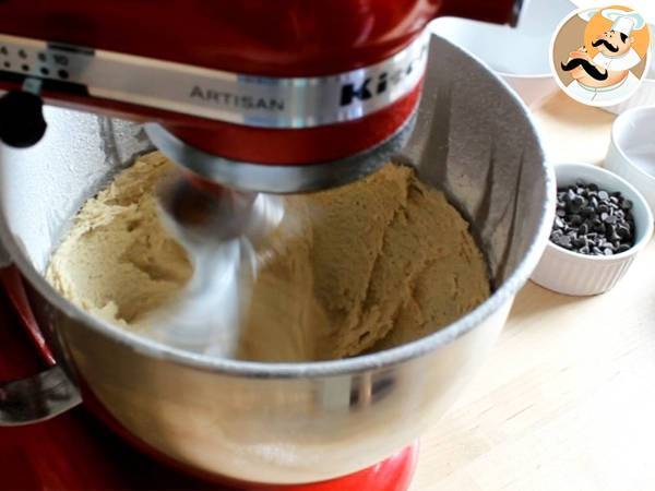 Cookies con pepitas de chocolate - Preparación paso 1
