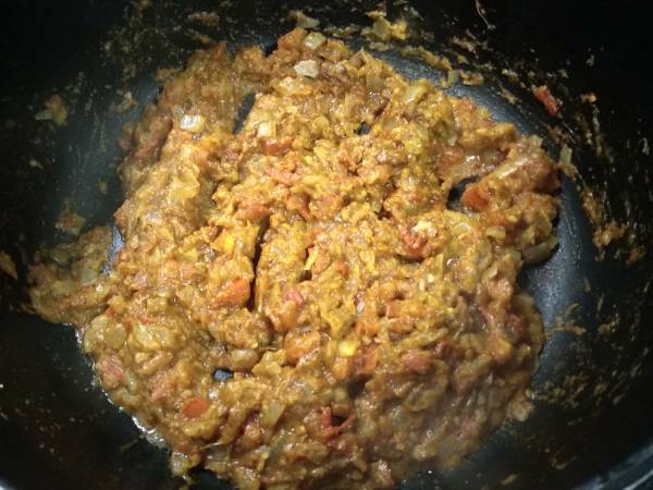 Pasta gratinada con queso al estilo indio - Preparación paso 5