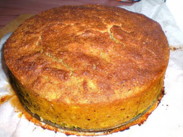 Bizcocho de naranja y polenta con sirope de naranja y clavo - Preparación paso 5