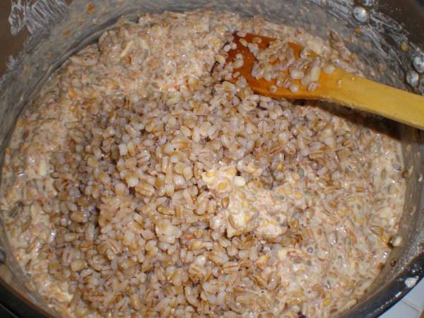 Pan danés de centeno y semillas (RUGBRØD) - Preparación paso 2