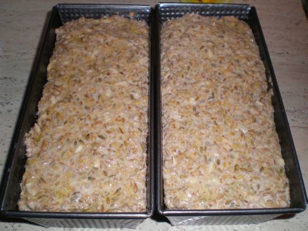 Pan danés de centeno y semillas (RUGBRØD) - Preparación paso 3