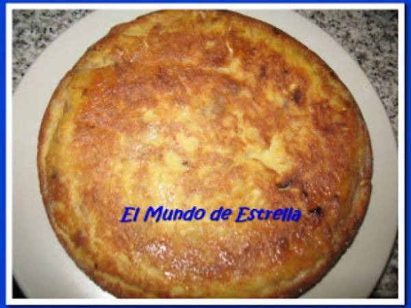TORTILLA DE GARBANZOS Y CARNE DEL PUCHERO - Preparación paso 6
