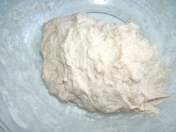 Pan 100% con masa madre líquida (bis) - Preparación paso 2