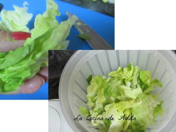 Brazo de puré de patatas, relleno de mariscos - Preparación paso 2