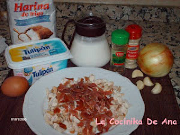 Croquetas de pollo y jamón caseras - Preparación paso 1
