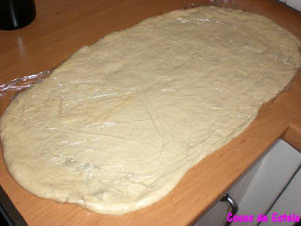 Corona de jamón y queso - Preparación paso 2