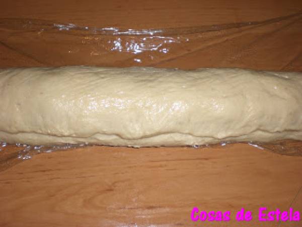 Corona de jamón y queso - Preparación paso 4