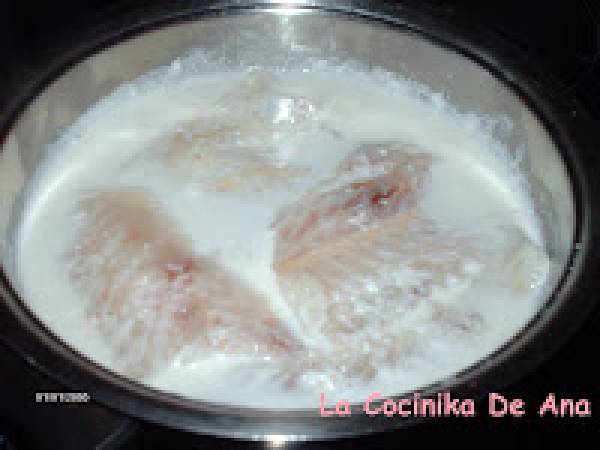 Pescado de hojaldre - Preparación paso 1