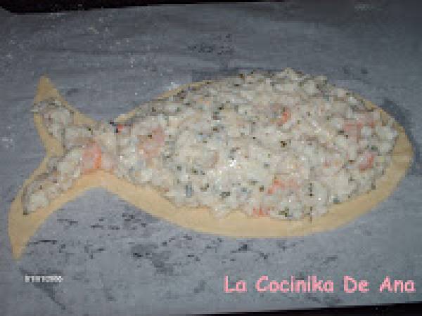Pescado de hojaldre - Preparación paso 4