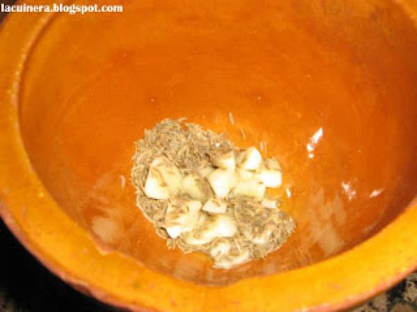 POTAJE DE GARBANZOS CON ACELGAS - Preparación paso 5