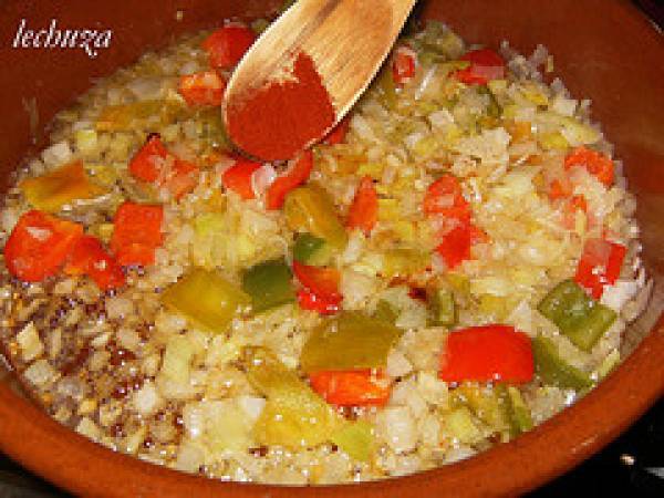 Bacalao con garbanzos pedrosillano - Preparación paso 2