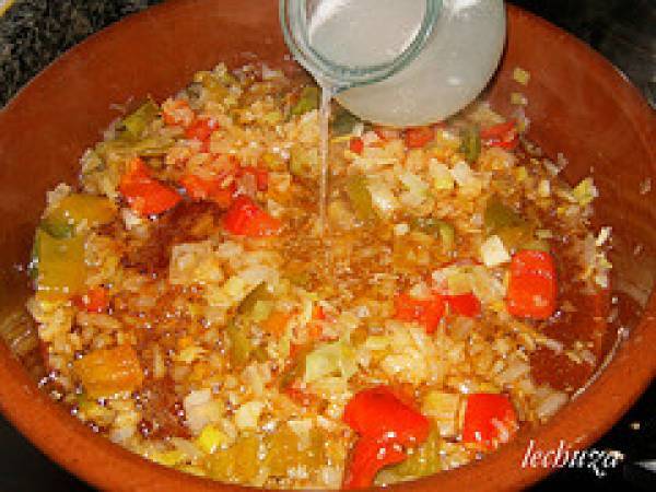 Bacalao con garbanzos pedrosillano - Preparación paso 3