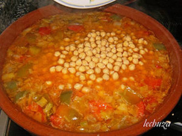 Bacalao con garbanzos pedrosillano - Preparación paso 4