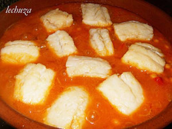 Bacalao con garbanzos pedrosillano - Preparación paso 6