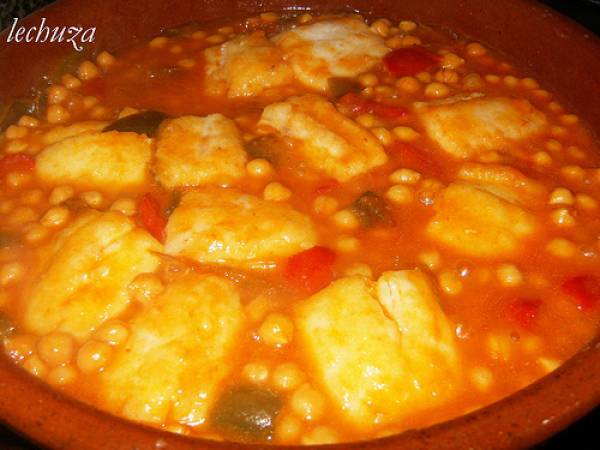 Bacalao con garbanzos pedrosillano - Preparación paso 7