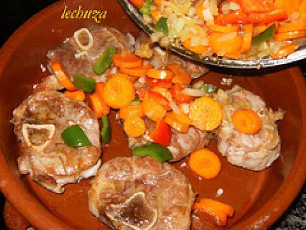 Ossobuco de cerdo guisado - Preparación paso 3