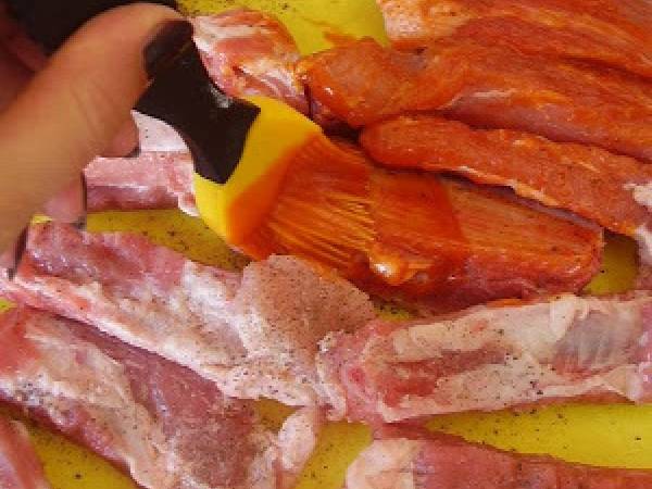 Costillas de cerdo agridulces al horno - Preparación paso 3
