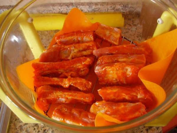 Costillas de cerdo agridulces al horno - Preparación paso 5