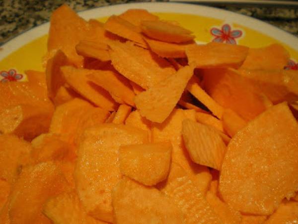 #25. Tortilla de batatas - Preparación paso 1