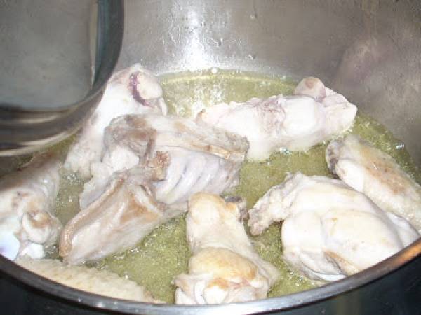 ARROZ CALDOSO CON POLLO Y CONEJO - Preparación paso 1