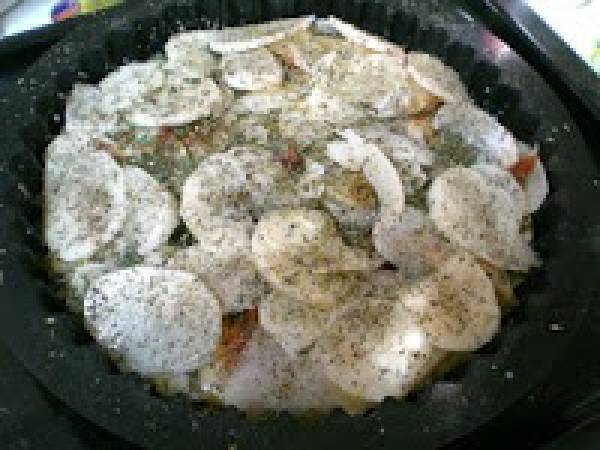 Patatas a las finas Hierbas, En Microondas o Horno - Preparación paso 3