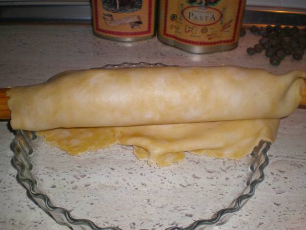 Quiche de calabacín y queso - Preparación paso 1