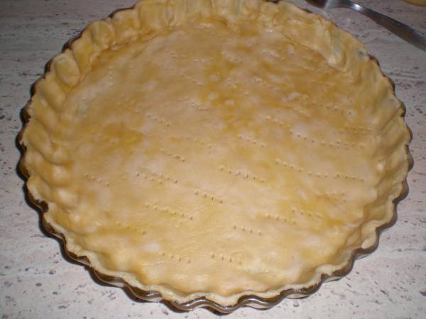 Quiche de calabacín y queso - Preparación paso 2